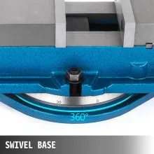 VEVOR 3 Inch Heavy Duty Milling Vise Bench Clamp Vise High Precision Clamping Vise 3 Inch Jaw Width with 360 Degree Swiveling Base CNC Vise