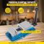 VEVOR Milling Vise 3 Inch,Mill Vise Ductile Iron Precision Lock Down Vise,Heavy Duty Milling Machine Vise,for Milling, Drilling Machine and Precision Parts Finishing