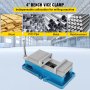VEVOR Non Swivel Milling Lockdown Vise 4 Inch Precision Bench Clamp 100mm Width Drill Press Clamp 4 Inch Jaw Opening  for Finishing Milling Machines Drilling Machines Precision Parts