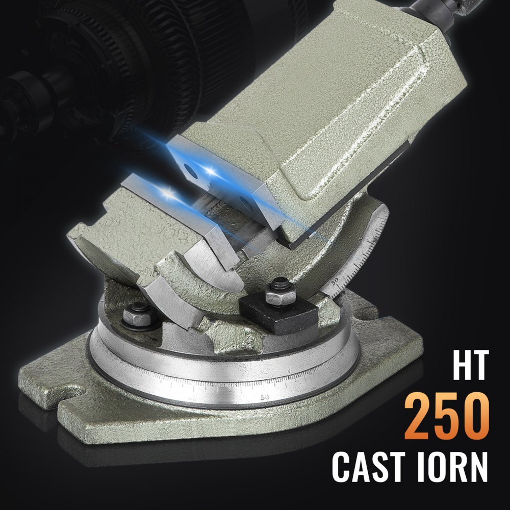 2 Way 4" Tilting & Swivel Milling Vice Drilling Milling Clamping Vise NEWEST