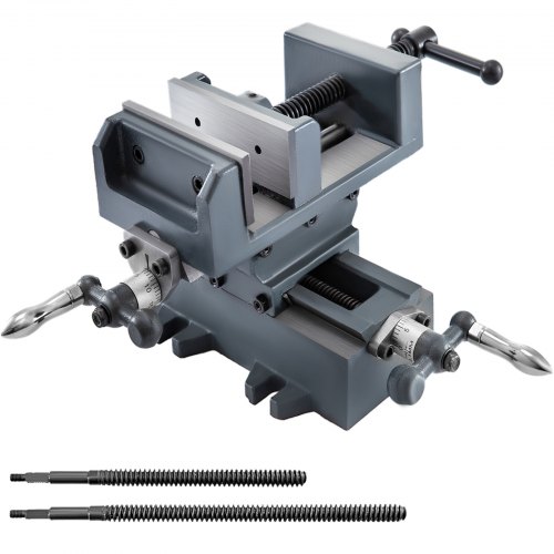 4" Cross Slide Vise Drill Press Metal Milling 2 Way X-Y Heavy Duty Clamp Machine