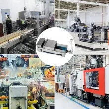 VEVOR Milling Vise 4"/100mm,Bench Clamp Vise Nodular Cast Iron Material,Clamping Vise Clamping Force 19KN Max, Milling Machine Vise