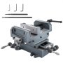 5-1/8" Compound Cross Slide Industrial Strength Drill Press Vise 2 Way Benchtop