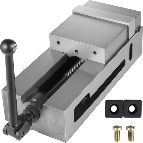 Tornillo de banco CNC de 6,3 ", tornillo de banco de precisión, tornillo de sujeción de hierro dúctil, máquina de perforación de fresado