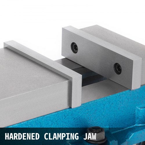 VEVOR 6 Inch Heavy Duty Milling Vise Bench Clamp Vise High Precision Clamping Vise 6 Inch Jaw Width with 360 Degrees Swiveling Base CNC Vise Blue