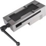 VEVOR milling vice with black handle and sturdy steel construction.