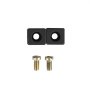 black square blocks and two metal screws for VEVOR milling vice.