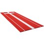 VEVOR Softball Pitching Mat, 10x3 ft Baseball Pitching Rubber Mound, Antifade Turf and Antislip Foam Backing Portable Training Aid, Fastpitch Equipment for Pitchers Indoor Outdoor Practice, Red