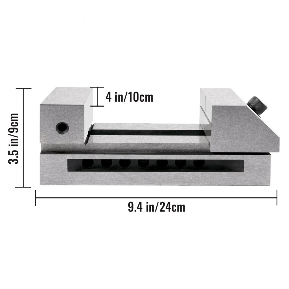 VEVOR Precision Vice Screwless Machine Vice Tool Maker Grinding Vice 4" QKG 100