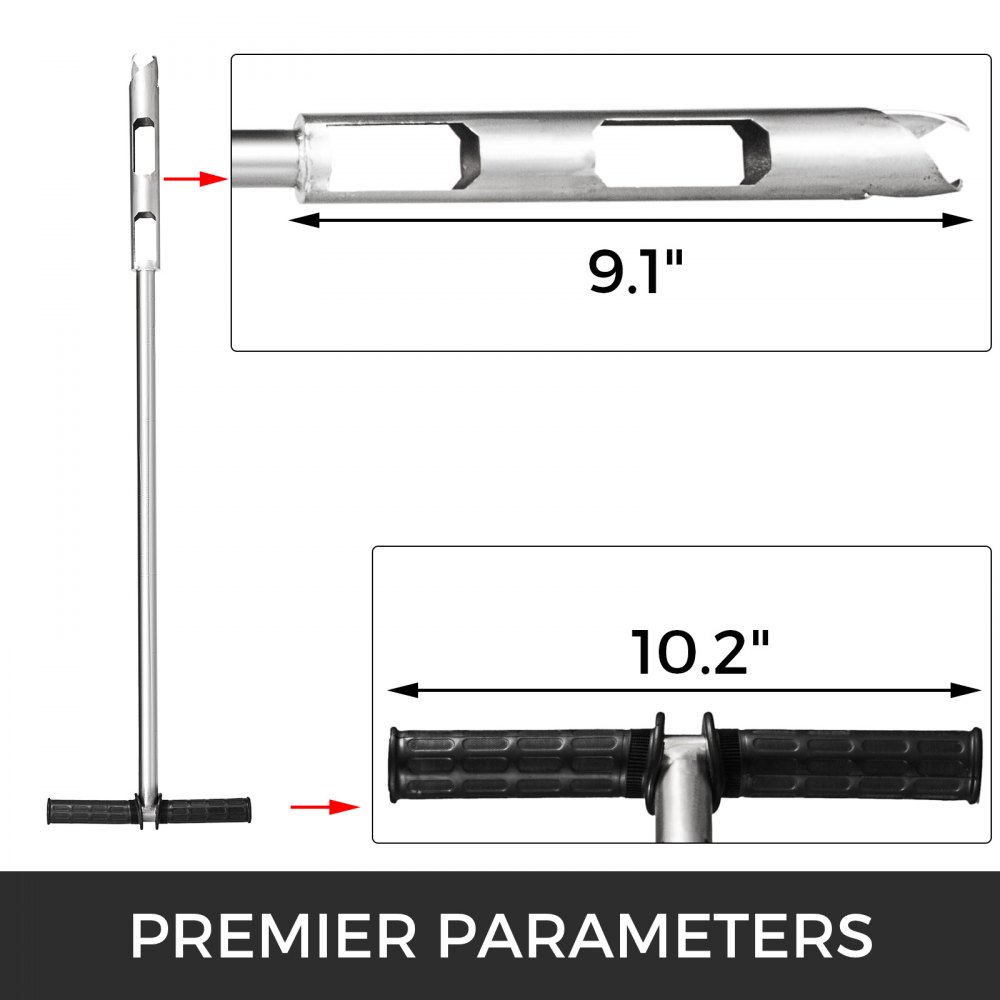 Stainless Steel Sampling Soil Sampler Probe Original Soil (dutch Drill，1m*42mm)