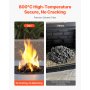 0.8-1.2 Inch Lava Rocks Fire Stones Reusable for Fire Pit Fireplace