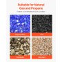 0.8-1.2 Inch Lava Rocks Fire Stones Reusable for Fire Pit Fireplace