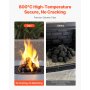 1.2-2.0 Inch 25 Pcs Lava Rocks Fire Stones Reusable Fire Pit Stones
