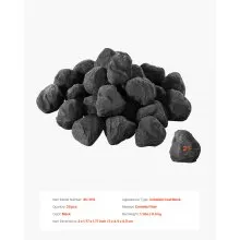 1.2-2.0 Inch 25 Pcs Lava Rocks Fire Stones Reusable Fire Pit Stones