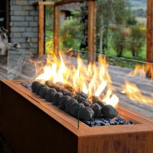 1.2-2.0 Inch 25 Pcs Lava Rocks Fire Stones Reusable Fire Pit Stones