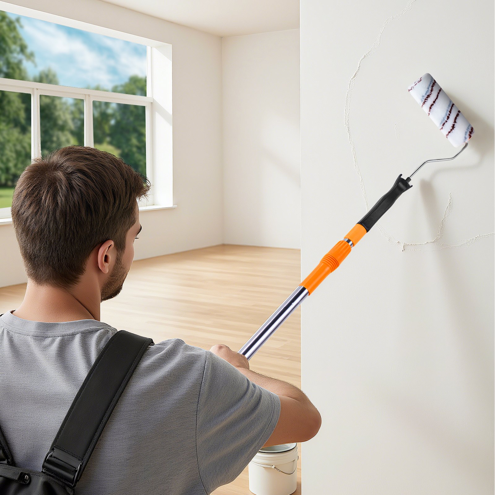 VEVOR 4 Inch Paint Roller Frame, Paint Handles Fits 4 in Mini Roller, Painting Supplies for Wall House Homes, Lightweight Mini Rollers Tools for Ceiling Small Areas Edges and Corners, 12 Pack, Black