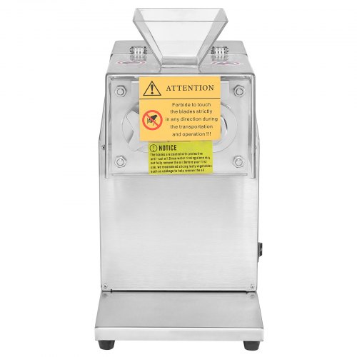 VEVOR Commercial Meat Slicer – 500KG/H Capacity, 3mm Blade, Stainless Steel (550-850W)