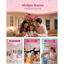 Commercial Cotton Candy Machine Sugar Floss Maker 1000W for Party Home Pink
