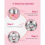 VEVOR Commercial Cotton Candy Machine Sugar Floss Maker 1000W for Party Pink