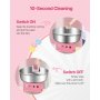 VEVOR Commercial Cotton Candy Machine Sugar Floss Maker 1000W for Party Pink