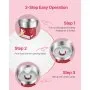 Commercial Cotton Candy Machine Sugar Floss Maker 1000W for Party Home Red