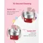 Commercial Cotton Candy Machine Sugar Floss Maker 1000W for Party Home Red