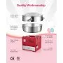 Commercial Cotton Candy Machine Sugar Floss Maker 1000W for Party Home Red