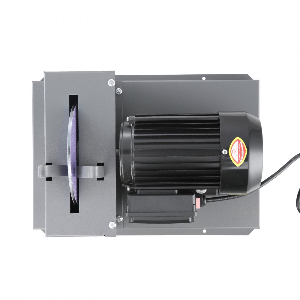 VEVOR Lawn Mower Blade Sharpener, 2/3HP 500W Lawnmower Blade Grinder with 7-inch Ceramic Grinding Wheel, Powerful Bench Mower Sharpening Machine for High/Low Lift Blades, Gator Blades, Flat Blades