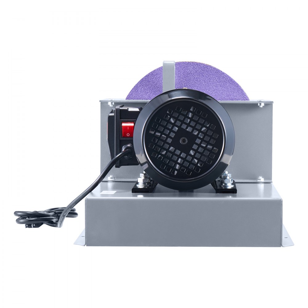 VEVOR Lawn Mower Blade Sharpener, 2/3HP 500W Lawnmower Blade Grinder with 7-inch Ceramic Grinding Wheel, Powerful Bench Mower Sharpening Machine for High/Low Lift Blades, Gator Blades, Flat Blades