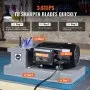 VEVOR Lawn Mower Blade Sharpener, 2/3HP 500W Lawnmower Blade Grinder with 7-inch Ceramic Grinding Wheel, Powerful Bench Mower Sharpening Machine for High/Low Lift Blades, Gator Blades, Flat Blades