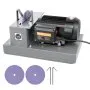 VEVOR Lawn Mower Blade Sharpener, 2/3HP 500W Lawnmower Blade Grinder with 7-inch Ceramic Grinding Wheel, Powerful Bench Mower Sharpening Machine for High/Low Lift Blades, Gator Blades, Flat Blades
