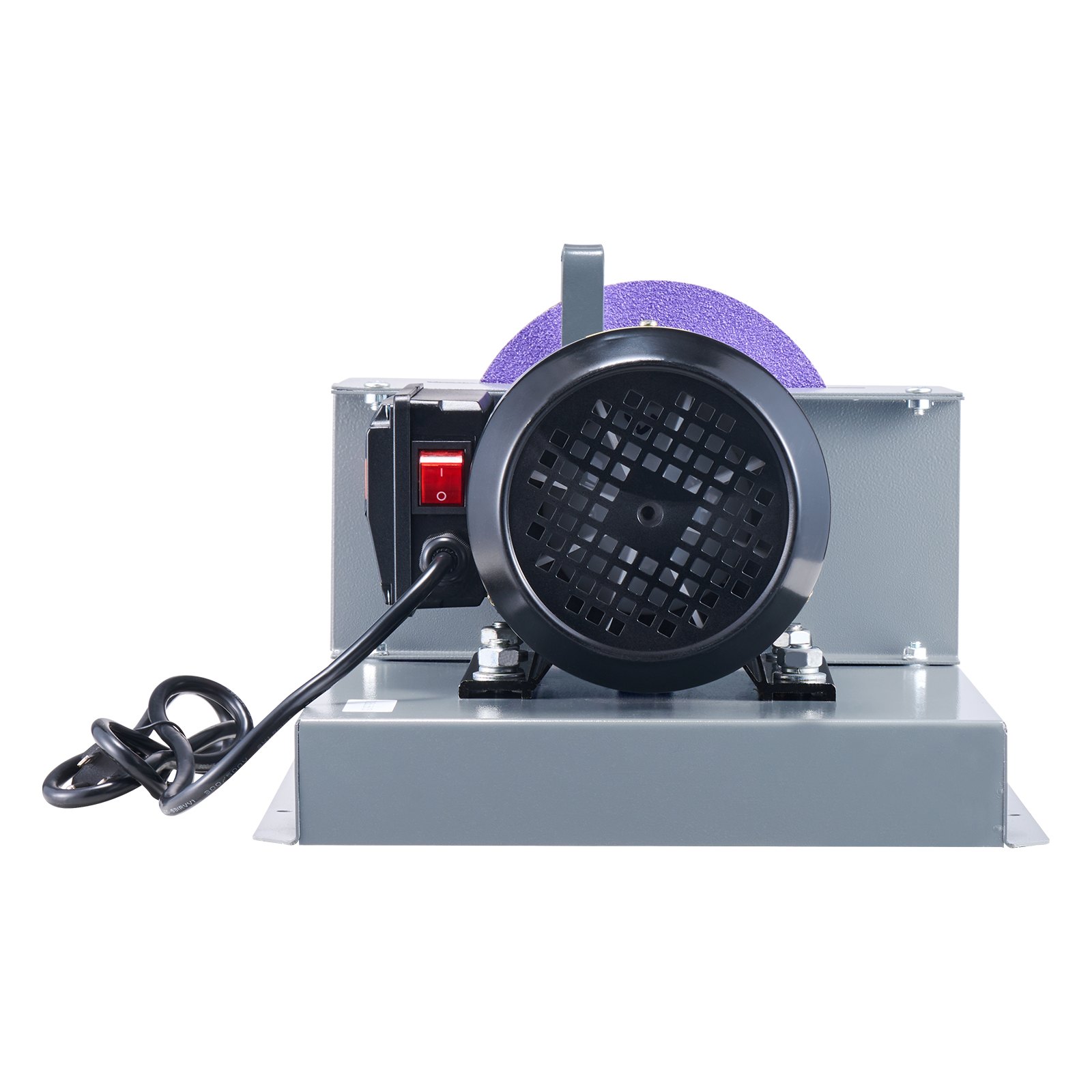 VEVOR Lawn Mower Blade Sharpener, 1HP 750W Lawnmower Blade Grinder with 9-inch Ceramic Grinding Wheel, Powerful Bench Mower Sharpening Machine for High/Low Lift Blades, Gator Blades, Flat Blades