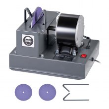 VEVOR Lawn Mower Blade Sharpener, 1/3HP Lawnmower Blades Grinder with 7" Ceramic Grinding Wheel, 30° or 40° Blade Sharpening Machine for High Lift, Low Lift, Gator & Flat Blades