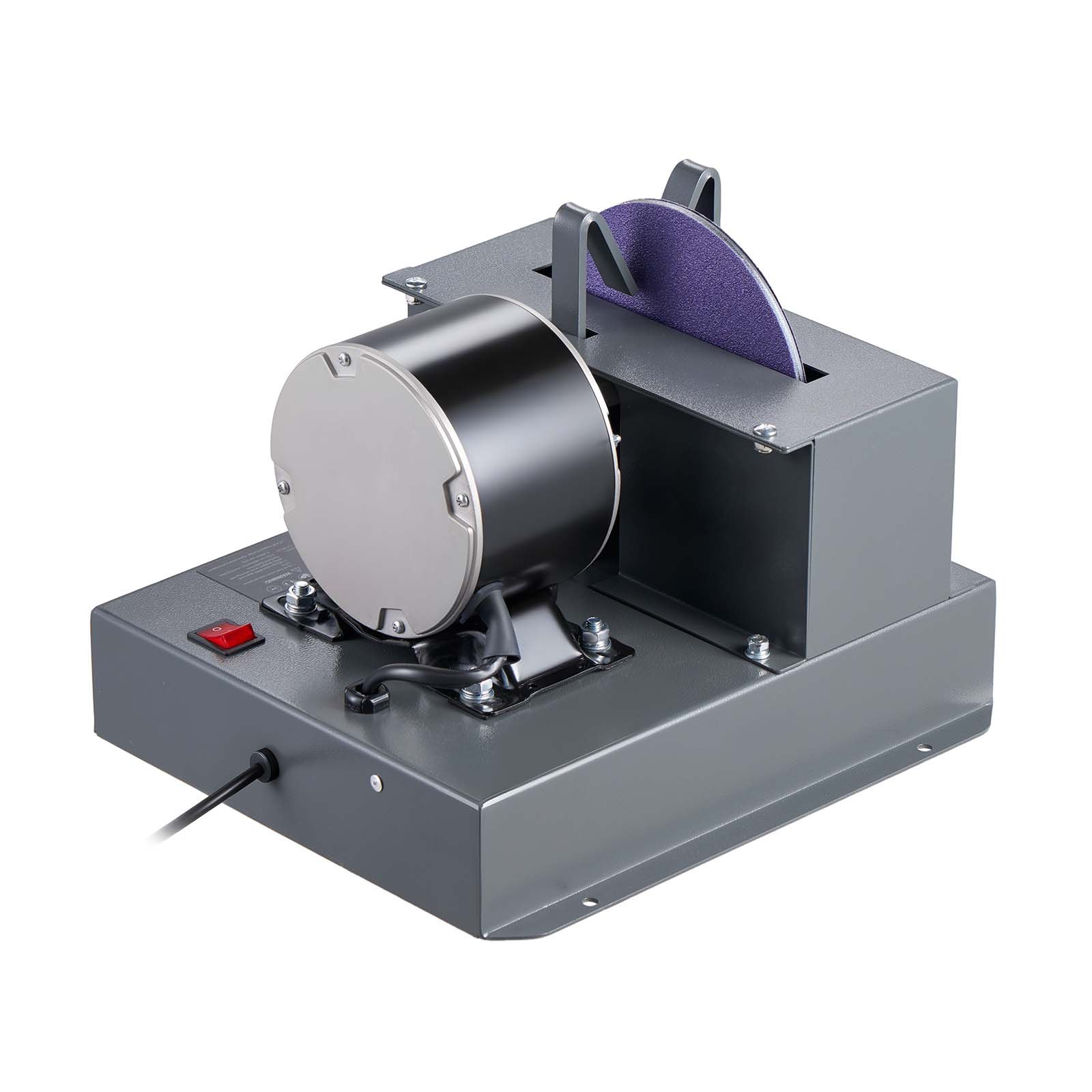 VEVOR Lawn Mower Blade Sharpener, 1/3HP Lawnmower Blades Grinder with 7" Ceramic Grinding Wheel, 30° or 40° Blade Sharpening Machine for High Lift, Low Lift, Gator & Flat Blades