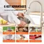 VEVOR Fruit Wine Press, 1.6 Gallon/6L, 2 Stainless Steel Barrels, Manual Juice Maker, Cider Apple Grape Tincture Vegetables Honey Olive Oil Making Press with T-Handle for Outdoor, Kitchen, and Home