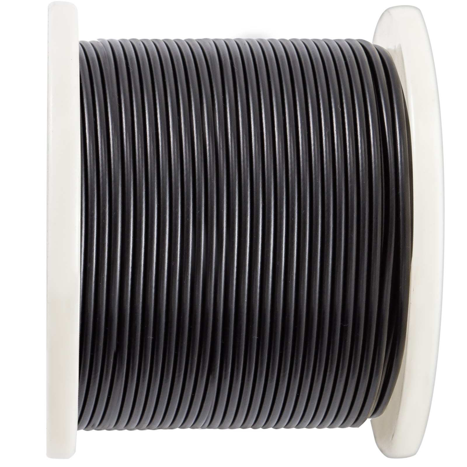 Vinyl Coated Stainless Steel 304 Cable Wire Rope 7x19, 100' Reel, 1/8" - 3/16"