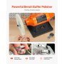 VEVOR 8" Bench Buffer Polisher 3/4 HP 3450RPM for Metal Jewelry Wood Polishing