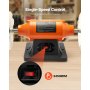 VEVOR 8" Bench Buffer Polisher 3/4 HP 3450RPM for Metal Jewelry Wood Polishing