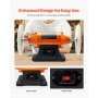VEVOR 8" Bench Buffer Polisher 3/4 HP 3450RPM for Metal Jewelry Wood Polishing