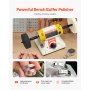 VEVOR 1/2HP Bench Buffer Polisher 0 to 8000RPM with 3-inch & 4-inch Wheels