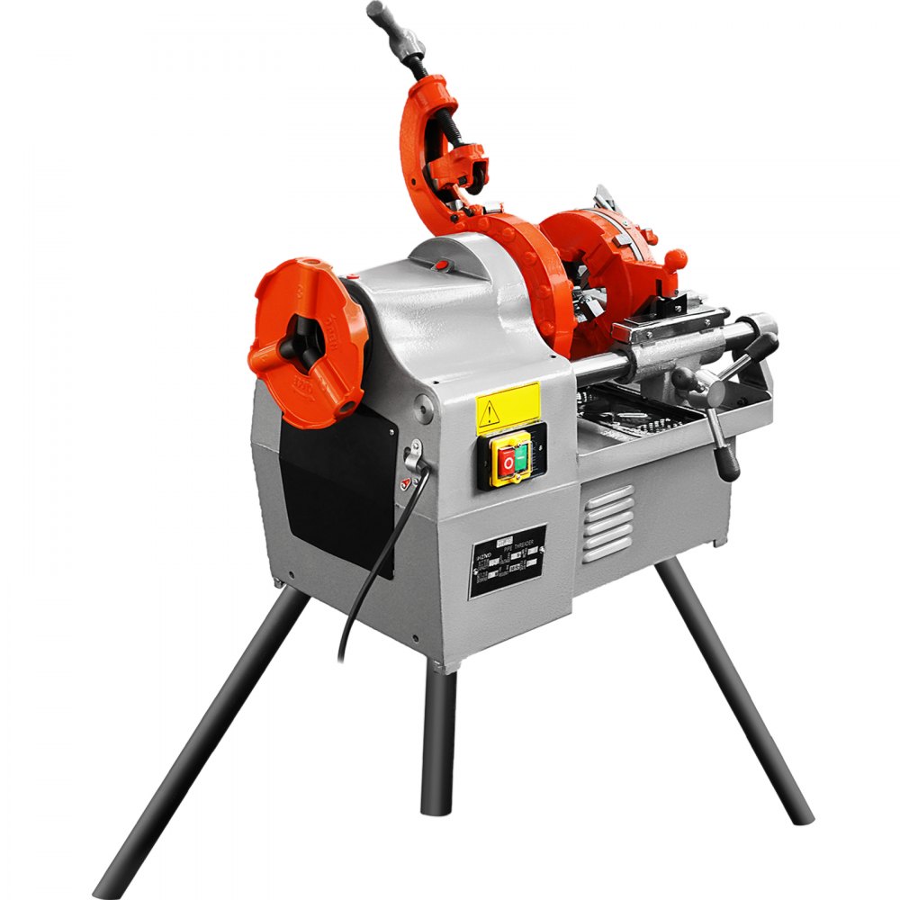 Electric Threader Machine 1/2"-2" Pipe Tube Cutter Smoothly Full-metal 4 Legs