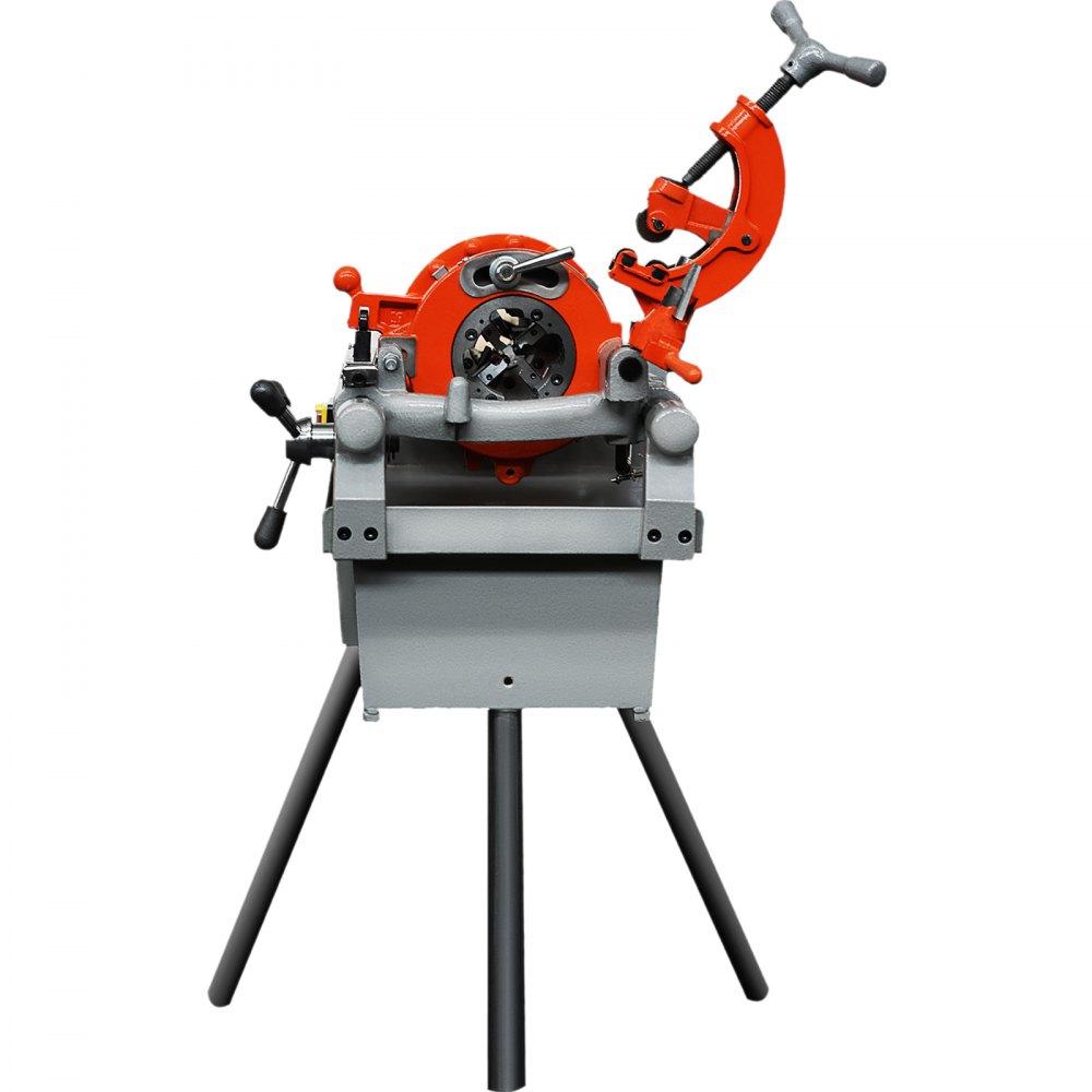 Electric Threader Machine 1/2"-2" Pipe Tube Cutter Smoothly Full-metal 4 Legs