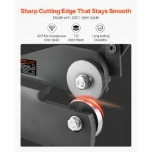 VEVOR Multiple Purpose Bench Top Throatless Sheet Metal Shear 16 Gauge 0.06 in