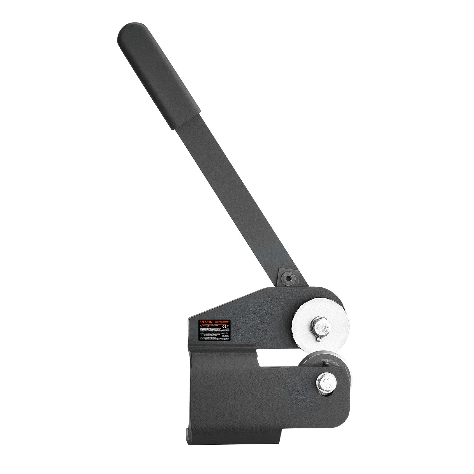 VEVOR Sheet Metal Shear, Throatless Rotary Hand Shear, 16 Gauge Mild Steel Sheet Cutter with 0.06 in Capacity, with Solid Construction, Mounting Type, for Cutting Steel, Copper, Rebar, and Aluminum