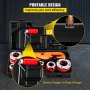 VEVOR Electric Pipe Threader, 2300W Pipe Threading Machine, Heavy-Duty Hand-Held Power Drive Kit, 220V Pipe Threader Machine, Portable Pipe Threader with 6 Dies 1.27-5.1 cm