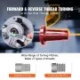 VEVOR Metal Lathe Machine, 7'' x 13.78'', Precision Benchtop Power Metal Lathe, 0-2200 RPM Continuously Variable Speed, 500W Brush Motor Metal Gears, with Tool Box for Processing Precision Parts