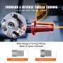 VEVOR Strung Metal 7 Inchi x 13,78 Inchi Strung de Metal Cu Putere de Banc de Precizie Viteză Variabilă Continuă 0-2200 rpm Roți