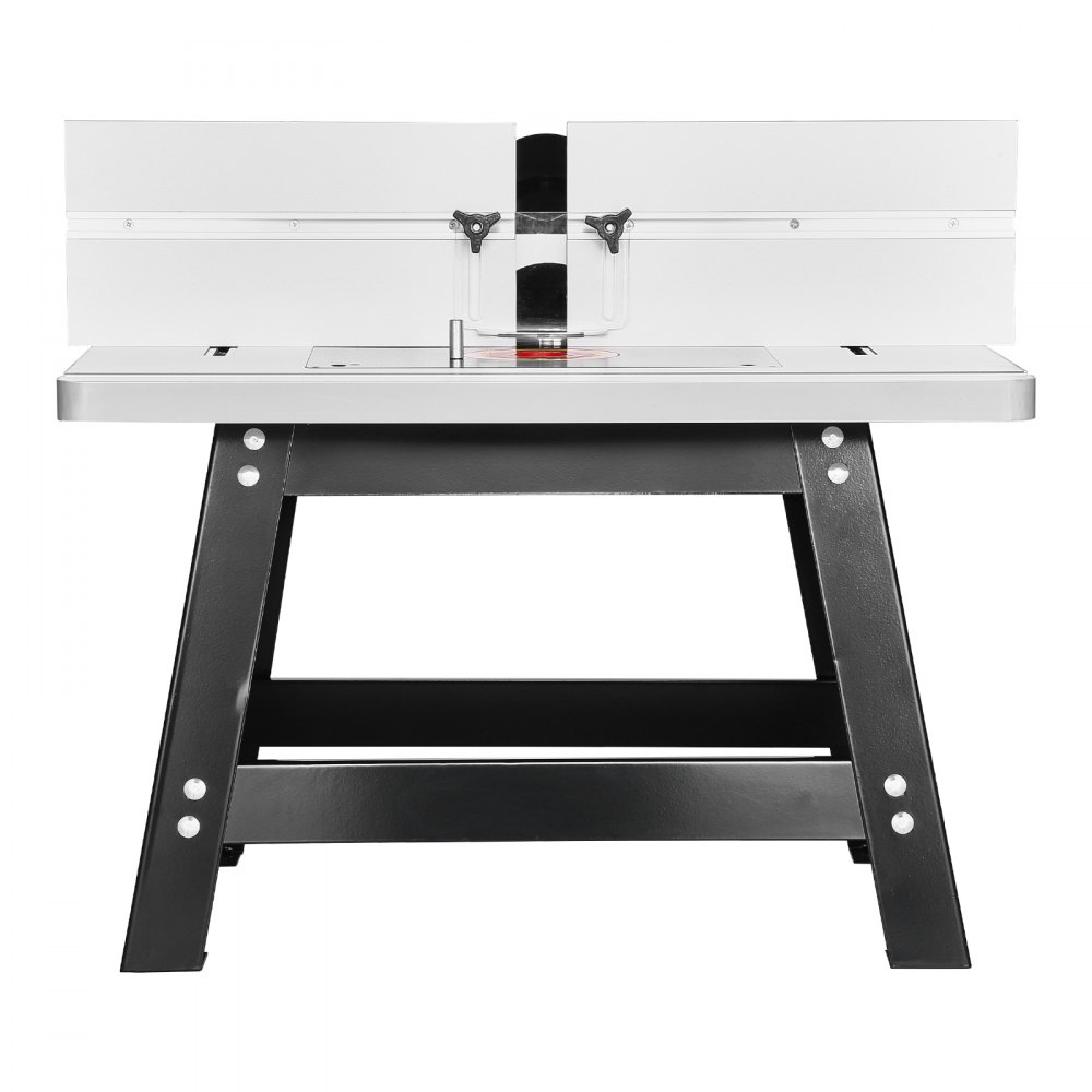 VEVOR Benchtop Router Table 24 x 15.7 in with Fence MDF Top Dust Collection Port