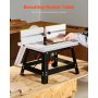 VEVOR Benchtop Router Table 24 x 15.7 in with Fence MDF Top Dust Collection Port
