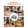 VEVOR Benchtop Router Table 24 x 15.7 in with Fence MDF Top Dust Collection Port